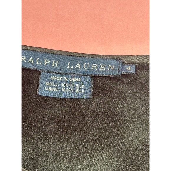 Y2K RALPH LAUREN SILK Taffeta A-Line Formal Party Circle Skirt. Small. As Is - Picture 8 of 8